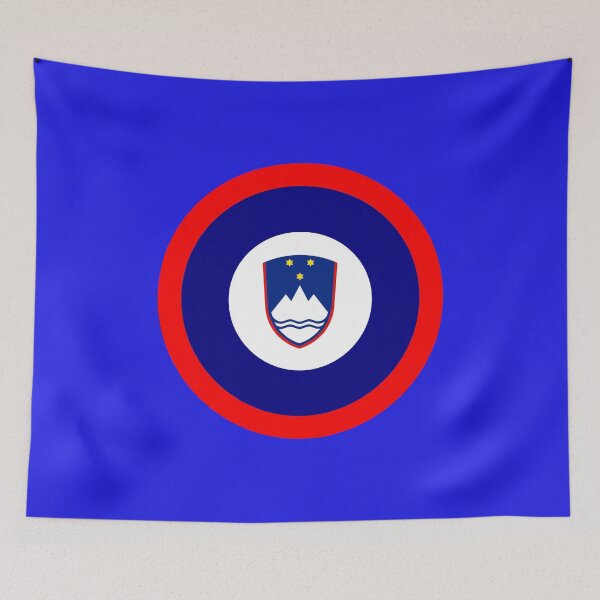 Item preview, Slovenia Slovenska Retro red white and blue mod roundel designed and sold by ModSupporters.