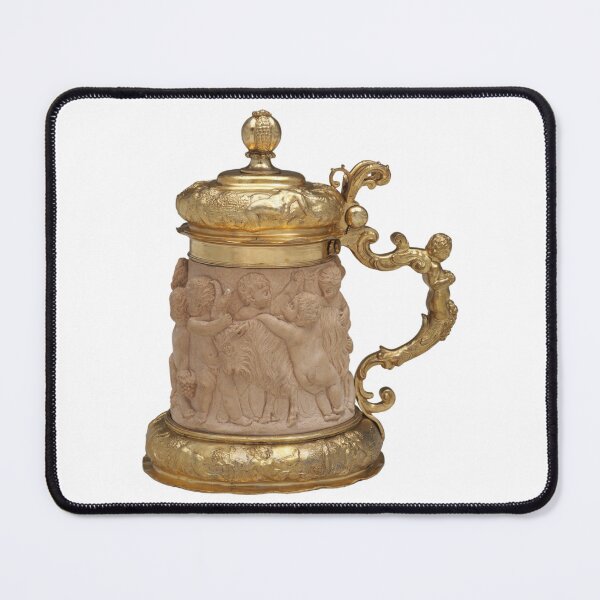 Item preview, Gold Mug with Lid and Handle - Luxurious and Elegant designed and sold by gallofoto.