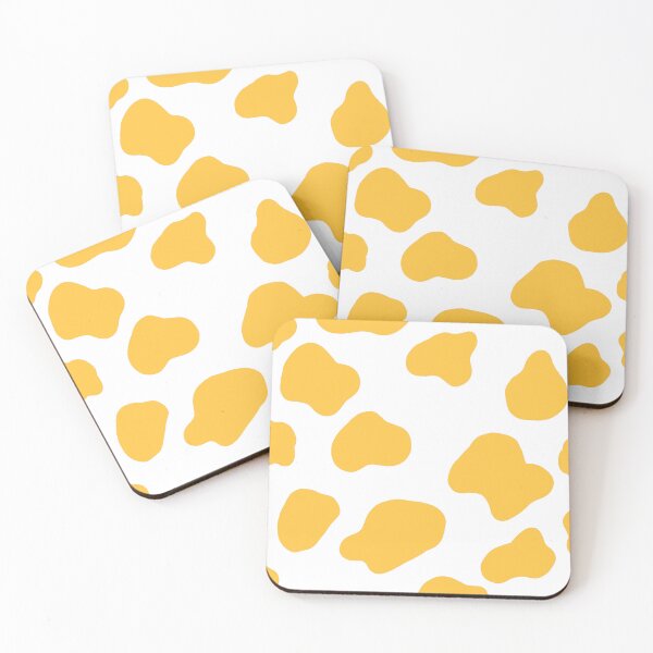 Item preview, estampado de vaca color amarillo aesthetic  designed and sold by ArtKar.