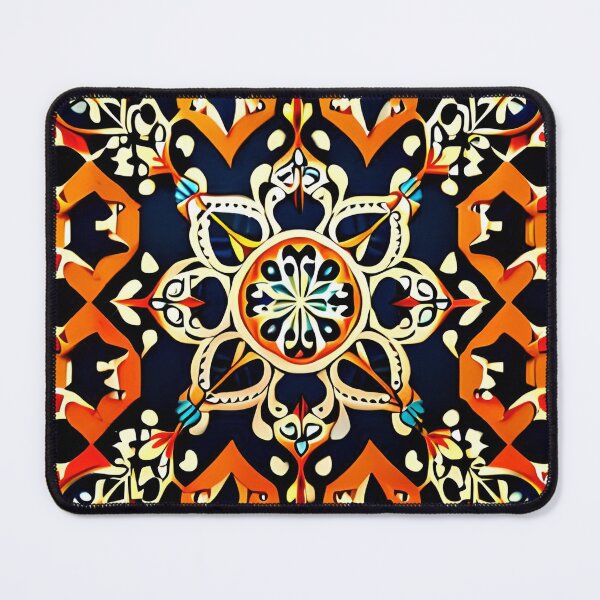 Item preview, Filigree Art Elegant & Royal Orange Symmetrical Flower Blossom designed and sold by Zeporas Castle.