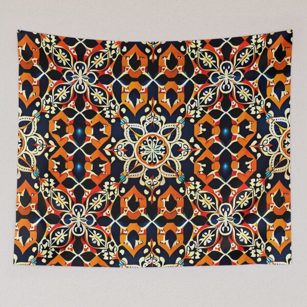 Item preview, Filigree Art Elegant & Royal Orange Symmetrical Flower Blossom designed and sold by Zeporas Castle.