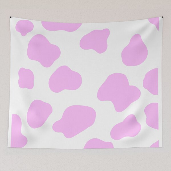 Item preview, estampado de vaca color rosa aesthetic  designed and sold by ArtKar.