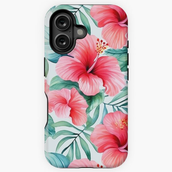 Item preview, Watercolor Hibiscus tropical pattern designed and sold by PabloArt.
