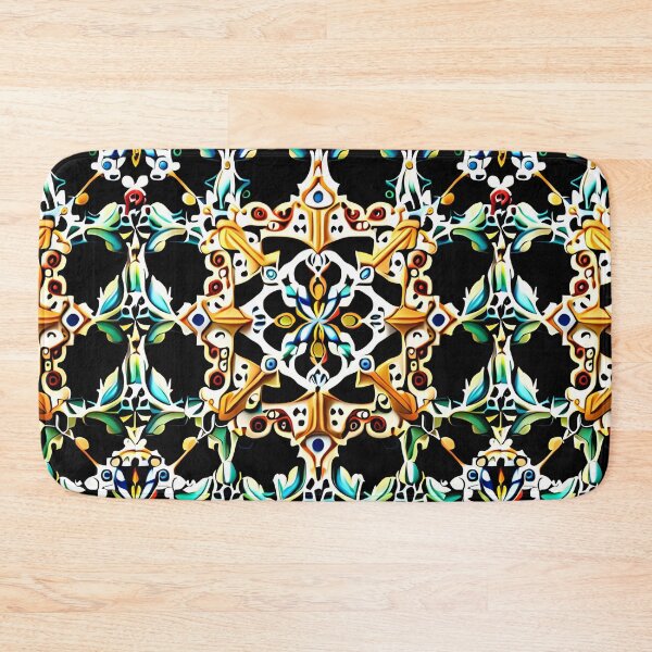 Item preview, Filigree Art Elegant & Royal Gold Flower Teal Lattice designed and sold by Zeporas Castle.