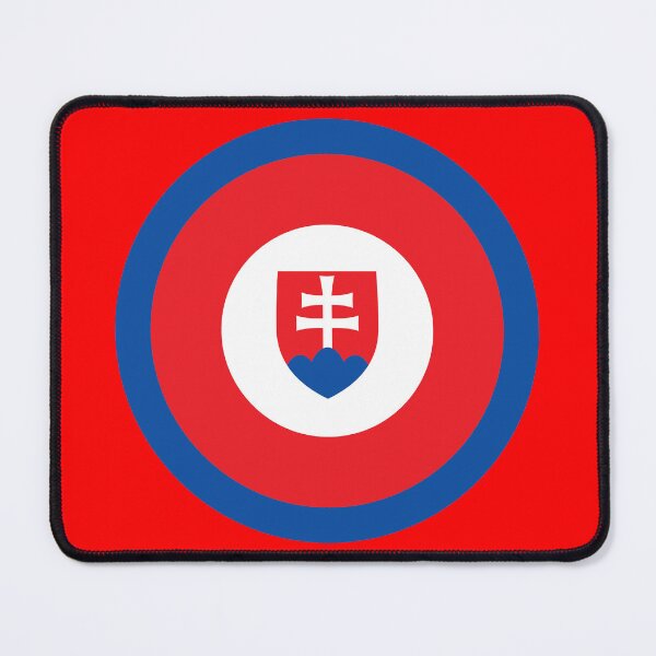 Item preview, Slovakia Slovenský futbalový Retro red white and blue mod roundel designed and sold by ModSupporters.