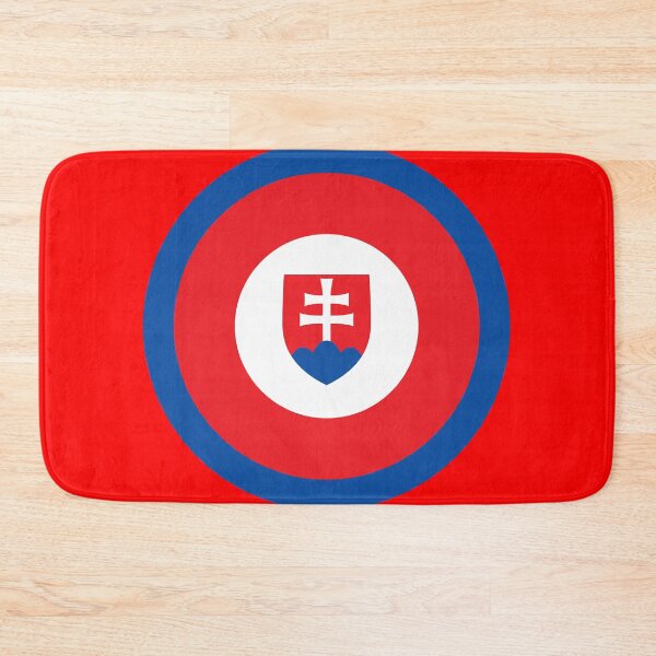 Item preview, Slovakia Slovenský futbalový Retro red white and blue mod roundel designed and sold by ModSupporters.