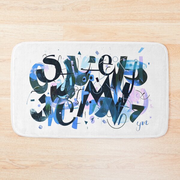 Item preview, Abstract letters in whimsical design designed and sold by randrdesign.
