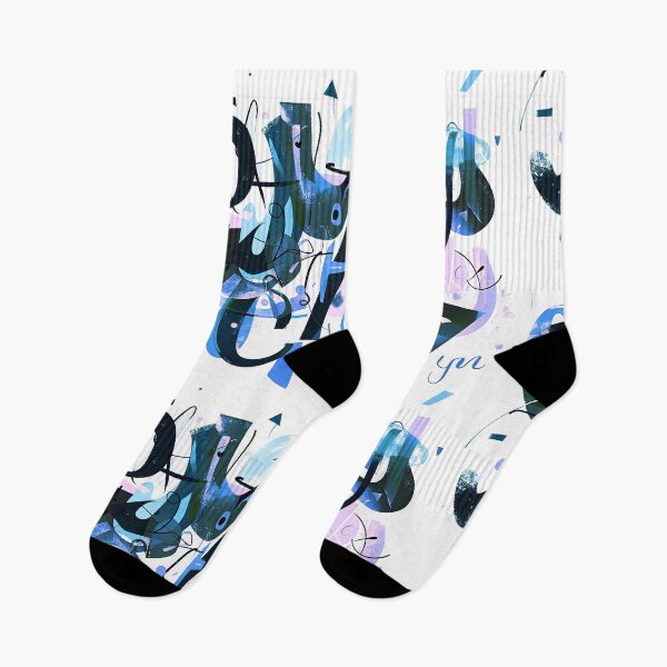 Item preview, Abstract letters in whimsical design designed and sold by randrdesign.