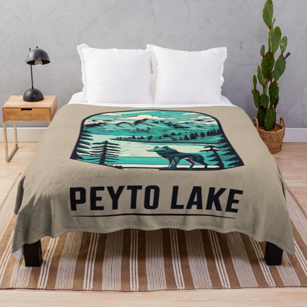 Item preview, Peyto Lake, Peyto Lake Wolf Shaped designed and sold by UrbanGraphixs.