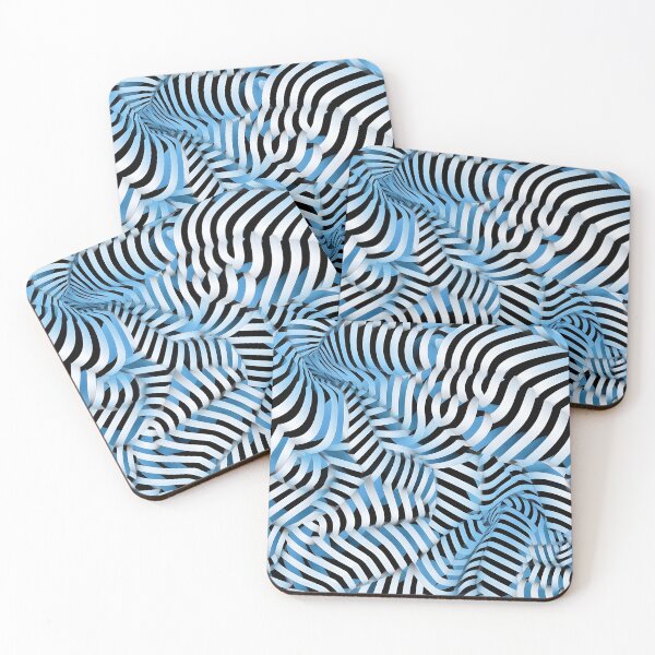 Item preview, Pattern - Blue Illusion designed and sold by Stacey Hallock.