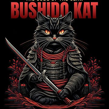 Artwork thumbnail, Bushido Kat - The Samurai Feline Warrior Design by bsilvia