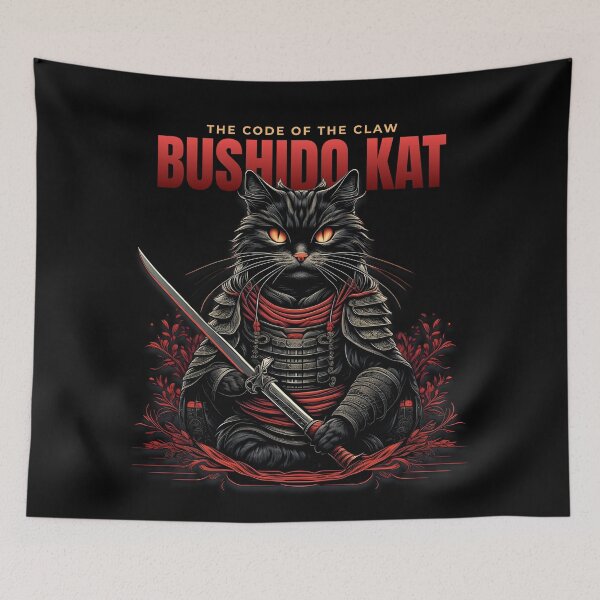 Item preview, Bushido Kat - The Samurai Feline Warrior Design designed and sold by bsilvia.
