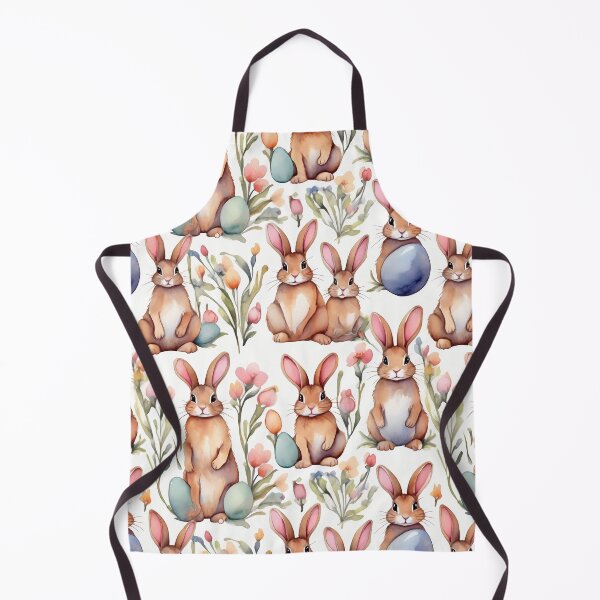 Item preview, Pattern of cute Easter bunnies designed and sold by CreativeSparkzz.