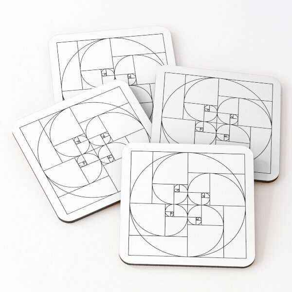 Item preview, Fibonacci Spiral, Golden Ratio, Geometry, Architecture, Phi, Circle designed and sold by ScienceCorner.