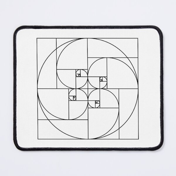 Item preview, Fibonacci Spiral, Golden Ratio, Geometry, Architecture, Phi, Circle designed and sold by ScienceCorner.