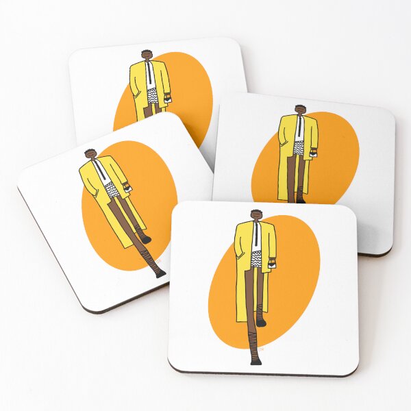 Item preview, Black person in yellow coat designed and sold by FernandezIsabel.
