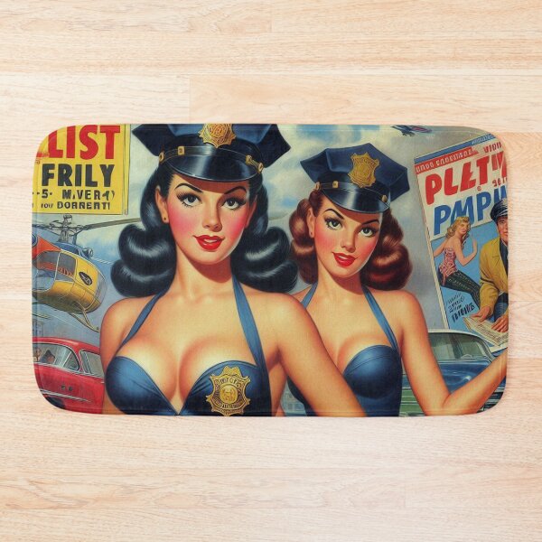 Item preview, Hot Cop Girls designed and sold by PulpVintage.