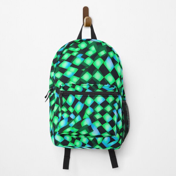Item preview, Pattern - Trippy Green Checks designed and sold by Stacey Hallock.