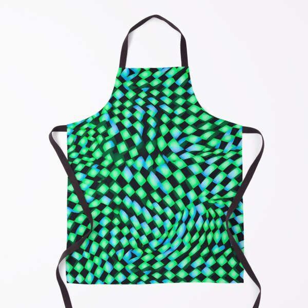 Item preview, Pattern - Trippy Green Checks designed and sold by Stacey Hallock.