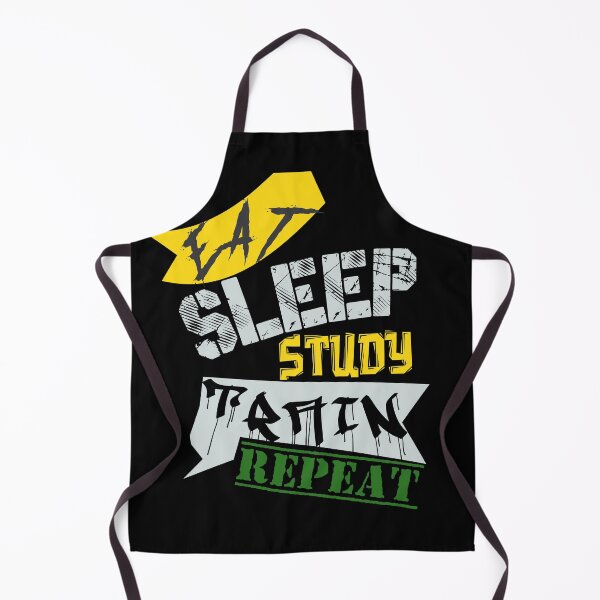 Item preview, Eat, Sleep, Study, Train, Repeat (colorful version) designed and sold by IronCoreGear.