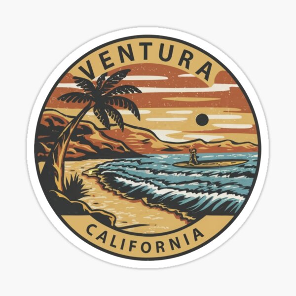 Item preview, Ventura, California | Surfing eclipse designed and sold by CircinusStore.