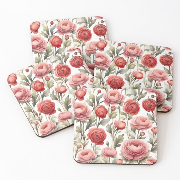 Item preview, Ranunculus pattern designed and sold by CreativeSparkzz.