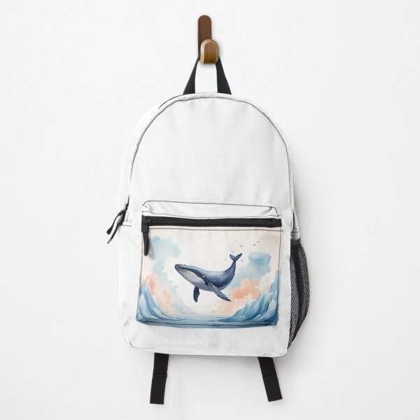 Item preview, A whale soaring through the air designed and sold by DevushkaStore.