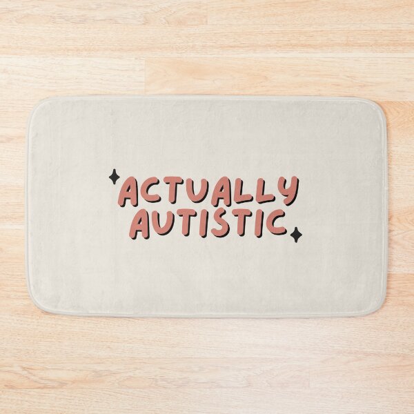 Item preview, Fun "actually autistic" text design | neurodiversity designed and sold by NeurodiverseTea.