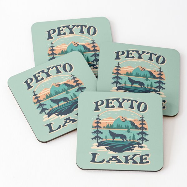 Item preview, Peyto Lake, Peyto Lake Wolf Shaped designed and sold by UrbanGraphixs.