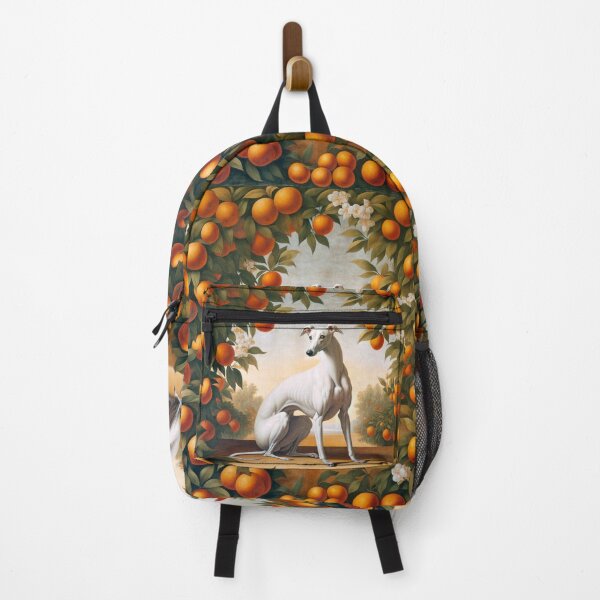 Item preview, Whippet and oranges  designed and sold by ClumsyClouds.