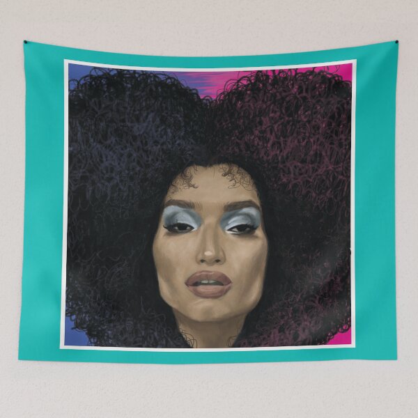 Item preview, Portrait of the curly haired Angel designed and sold by bwasylewicz.