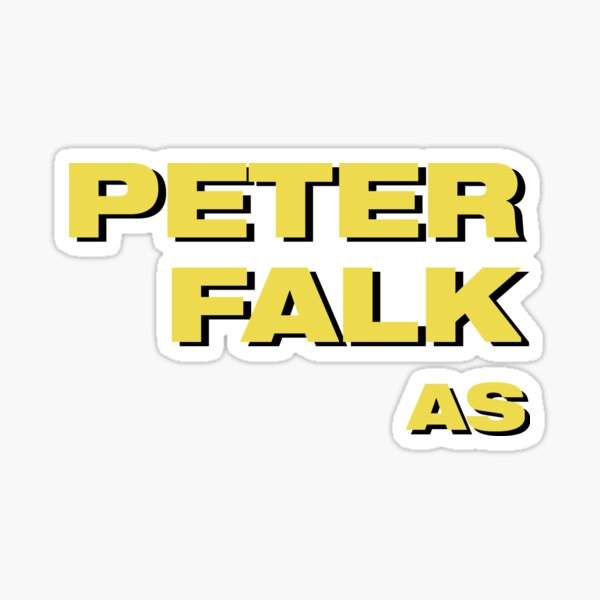 Item preview, PETER FALK AS COLUMBO designed and sold by vossfish.