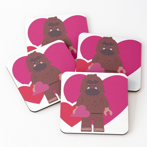 Aperçu de l'œuvre Lego Bigfoot Saint Valentin Coeurs créée et vendue par cobblzstudio.