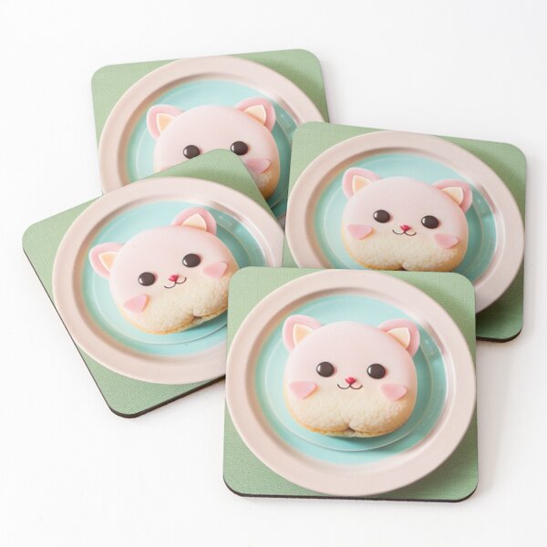 Item preview, Kawaii Kitty Cake designed and sold by SaratranArt.