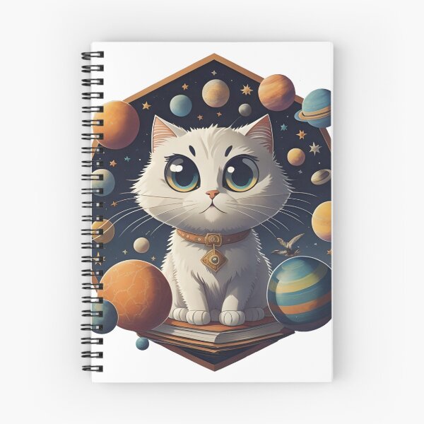 Item preview, Celestial Cat with Planets Disney Style designed and sold by Qlutique.