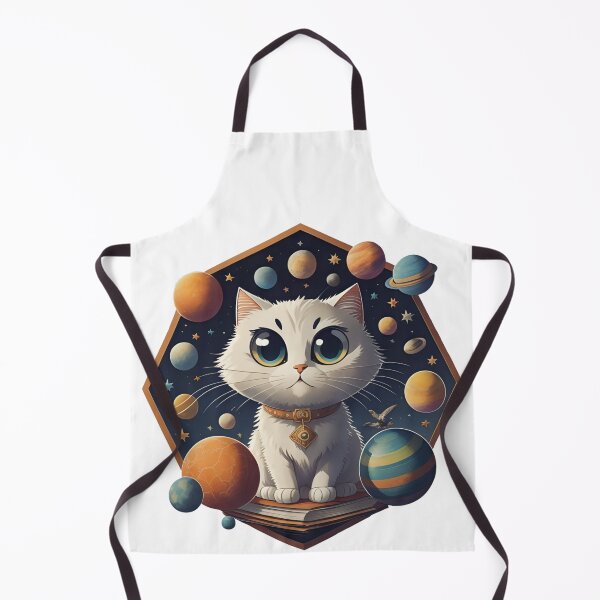 Item preview, Celestial Cat with Planets Disney Style designed and sold by Qlutique.