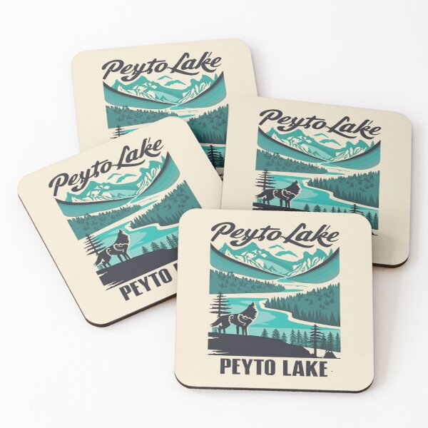 Item preview, Peyto Lake, Peyto Lake Wolf Shaped designed and sold by UrbanGraphixs.