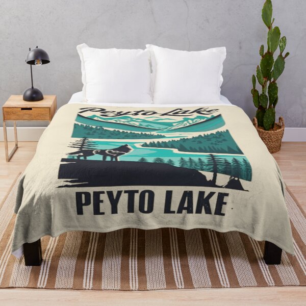 Item preview, Peyto Lake, Peyto Lake Wolf Shaped designed and sold by UrbanGraphixs.