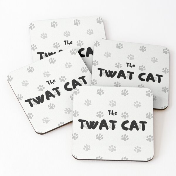 Item preview, Twat Cat Feline Pet Friend Design  designed and sold by Ellie&Co.
