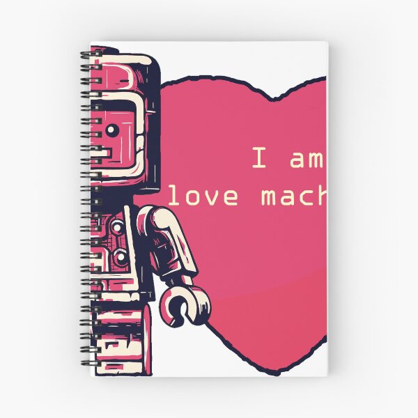 Item preview, I am love machine. Almost Lego Valentines Robot  designed and sold by cobblzstudio.