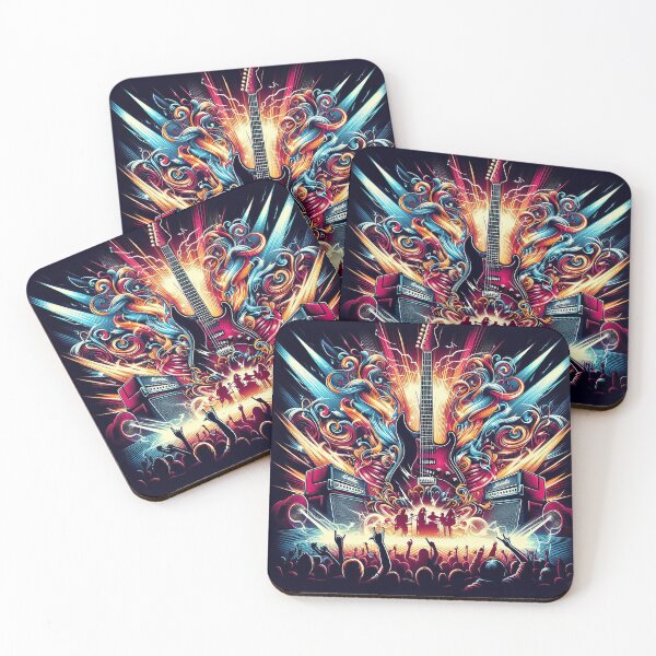 Item preview, Rock Reverberations designed and sold by TextileTrove.