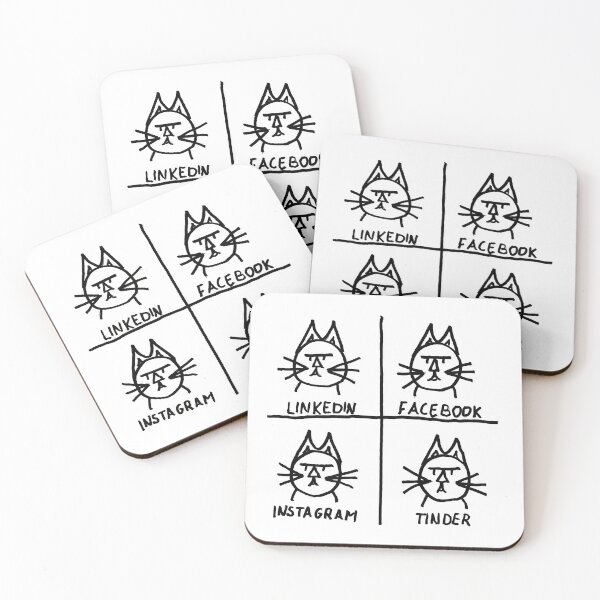 Item preview, FeltTipCat - Social designed and sold by felttipcat.