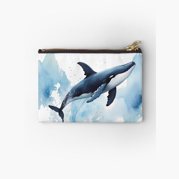 Item preview, Ink wash painting, a whale soaring through the air designed and sold by DevushkaStore.