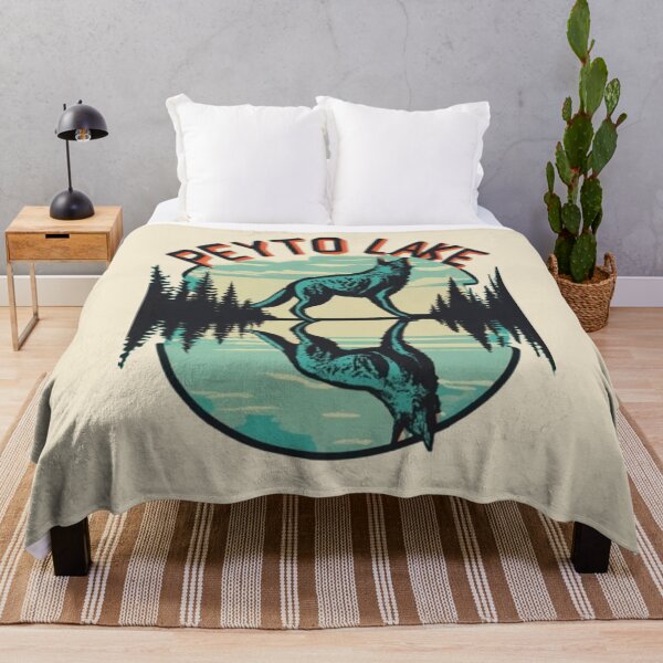 Item preview, Peyto Lake, Peyto Lake Wolf Shaped designed and sold by UrbanGraphixs.
