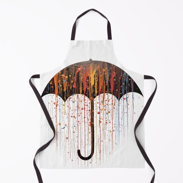 Item preview, Umbrella: Black Umbrella, Dripping Paint, Happy Art designed and sold by celiacreatec.
