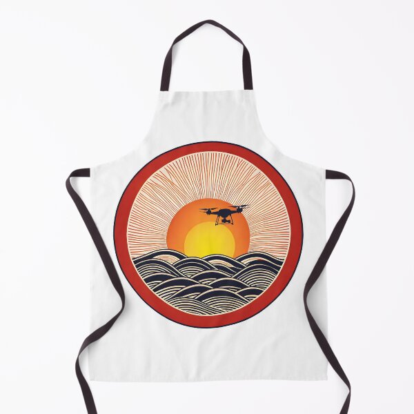 Item preview, Japanese style Sunset & Drone Silhouette design designed and sold by stefanosd.