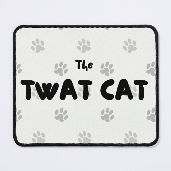 Item preview, Twat Cat Feline Pet Friend Design designed and sold by Ellie&Co.
