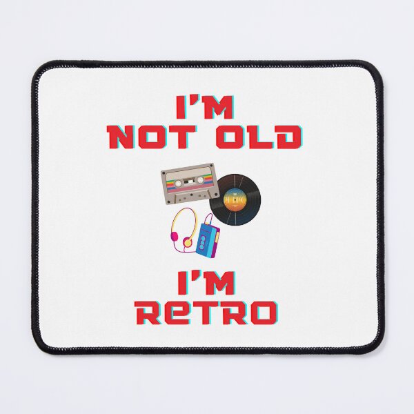 Item preview, I'm not old, I'm retro | Retro draw | Vintage phrase | Years 80 | 80's designed and sold by GemaDesings.