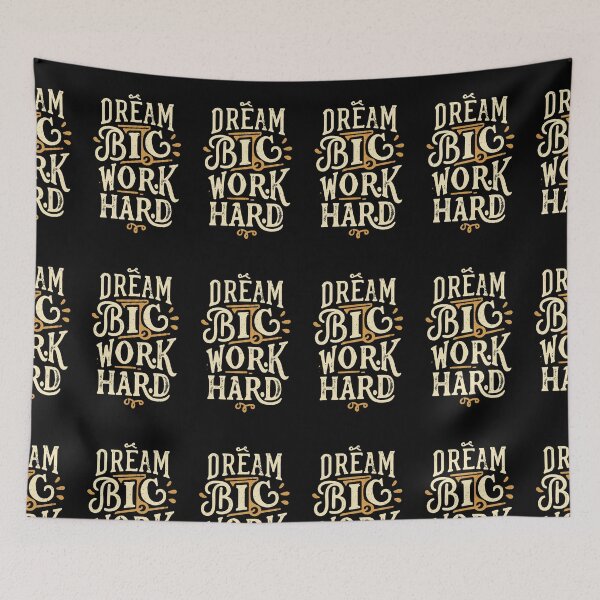 Item preview, Dream big work hard motivational designed and sold by philosofull.