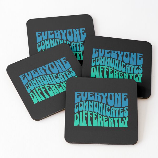 Item preview, Everyone communicates differently disability community , special needs, non verbal , medically complex, autism spectrum designed and sold by InspireGlow.